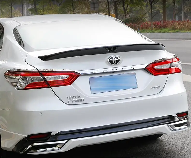 JIOYNG краски заднего крыла багажник губ Большой спойлер для 18 19 Toyota Camry 2018 2019 EMS |