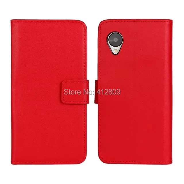 Модный чехол-кошелек из натуральной кожи с подставкой для LG E980 Google Nexus 5 D820