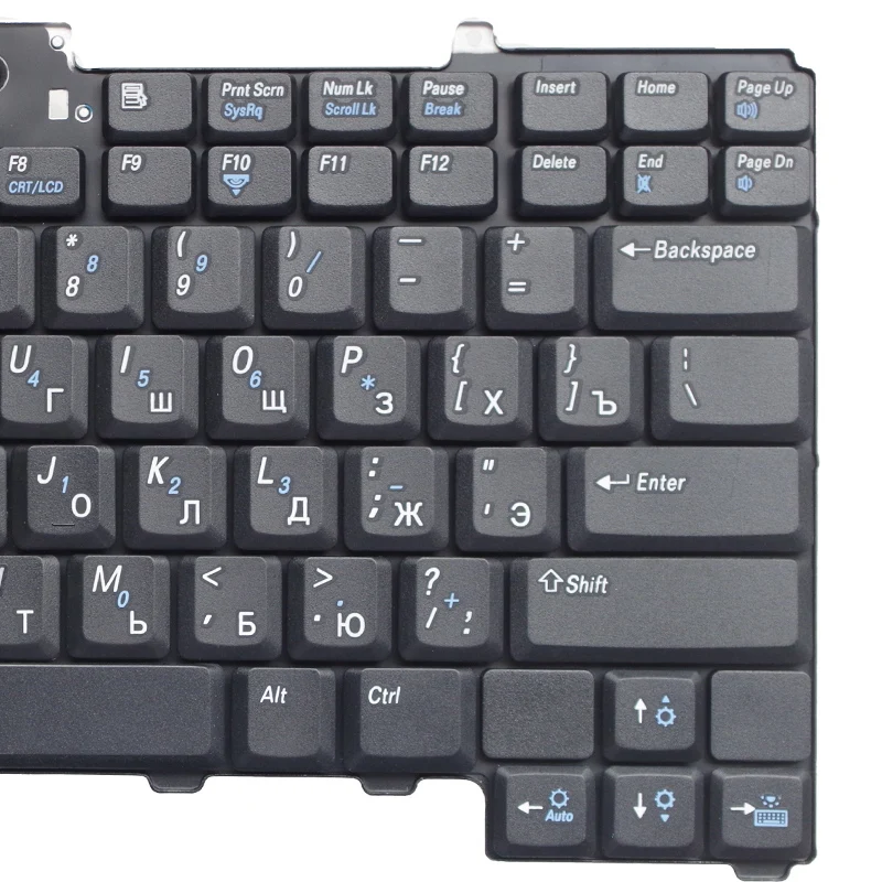 YALUZU Новая русская клавиатура для DELL Latitude D620 D630 D820 D830 черная клавиатура
