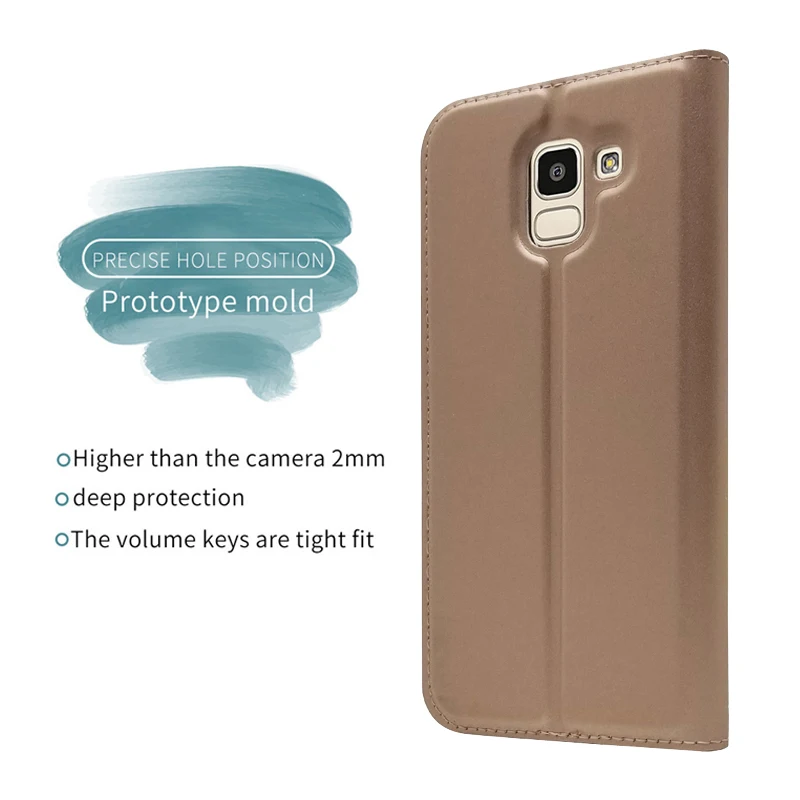 ZROTEVE чехол для samsung J4 J6 плюс Бумажник кожаный Galaxy J8 2018 ЕС Чехол Флип случаев |