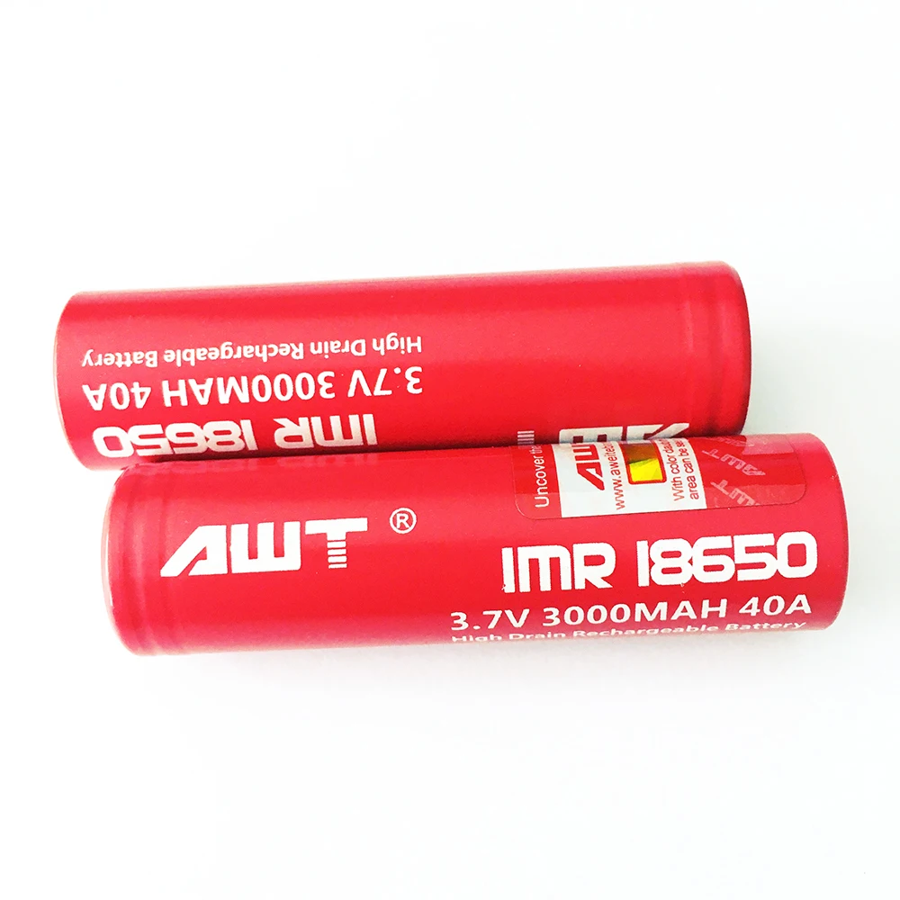 AWT 18650 батарея 40A 3000mAh литиевая батарея 18650 для SMOK Alien Mag Al85 Vaporesso Revenger Polar Lux Ijoy капитан T044