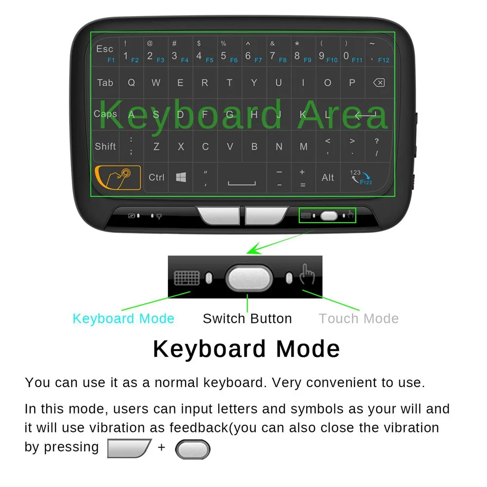 HEYNOW 2,4 ГГц Беспроводная сенсорная клавиатура H18 Air mouse tv пульт дистанционного управления Мышь для Windows PC Android tv Box Kodi GooglePad