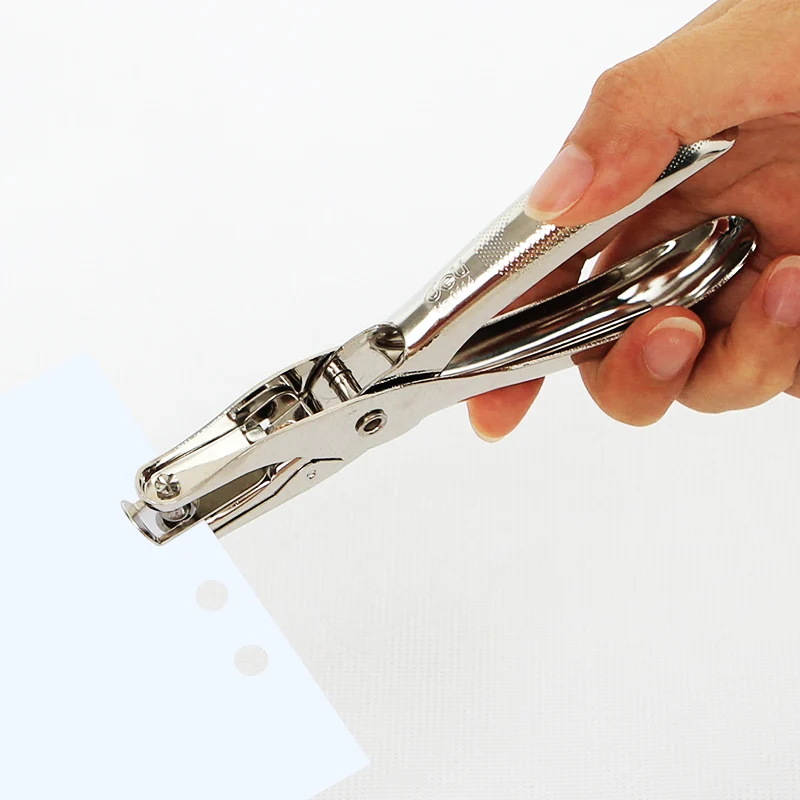 Металлические Дыроколы дырокол для бумаги с одним отверстием билетов школы дома