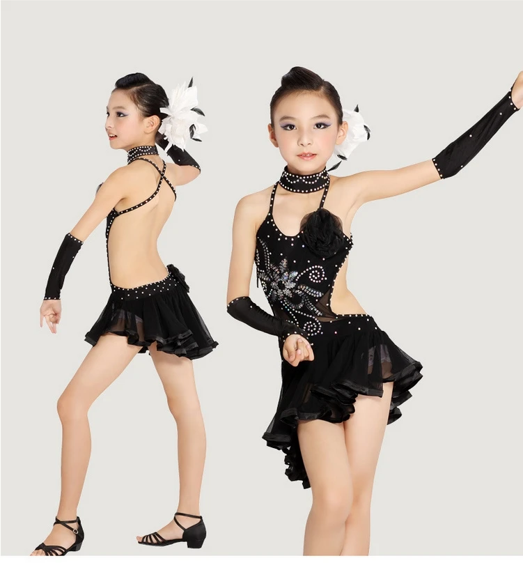 Платье детское для латиноамериканских соревнований стандартная детская одежда