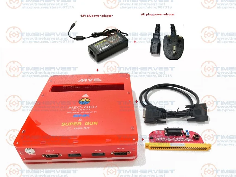 Цвет: желтый Новая версия 2 в 1 CBOX MVS SNK NEOGEO CMVS+ JAMMA SUPER GUN 2 функция для игры Картридж с джойстиком SNK или джойстиком SS - Цвет: Цвет: желтый