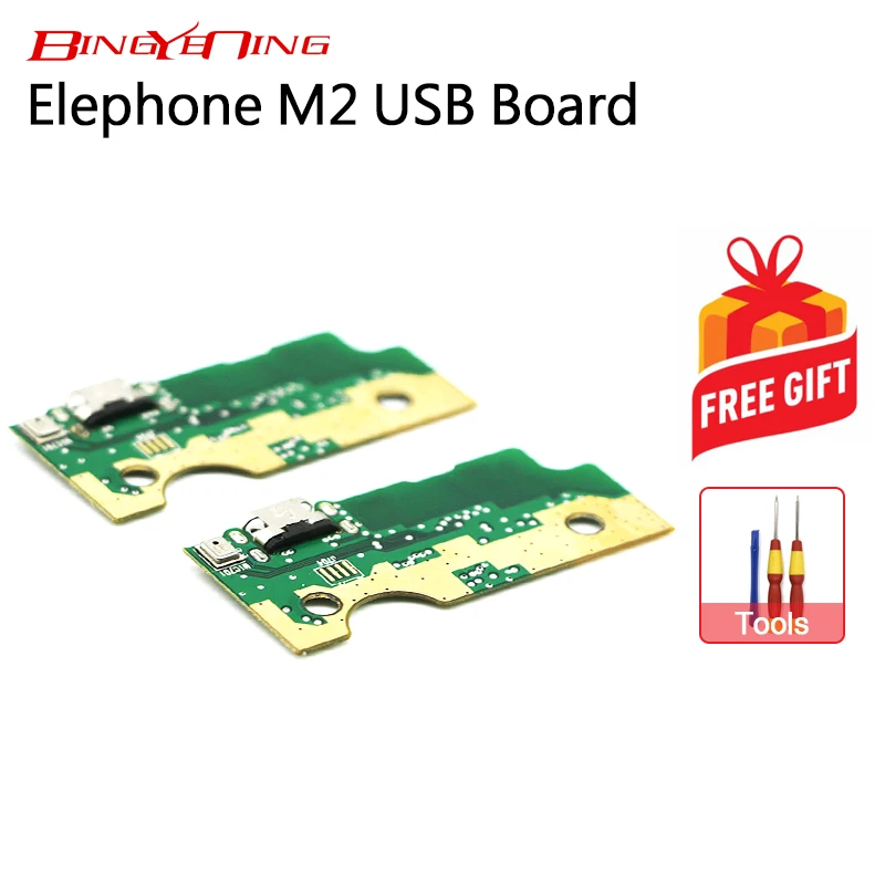BingYeNing новый оригинальный usb разъем плата для зарядки Elephone M2 Мобильный телефон Flex