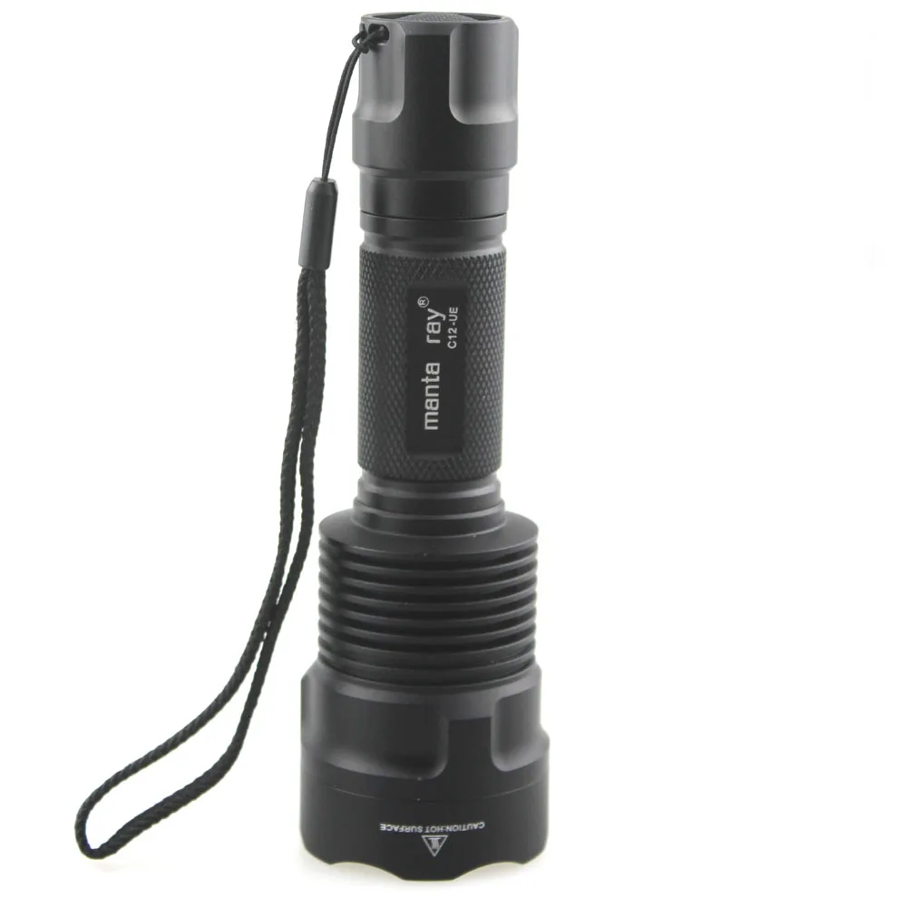 Манта C12-UE CREE XP-L Hi V3 2000lm 12x7135 8-режим интеграции на открытом воздухе тактический светодиодный фонарик(1x18650
