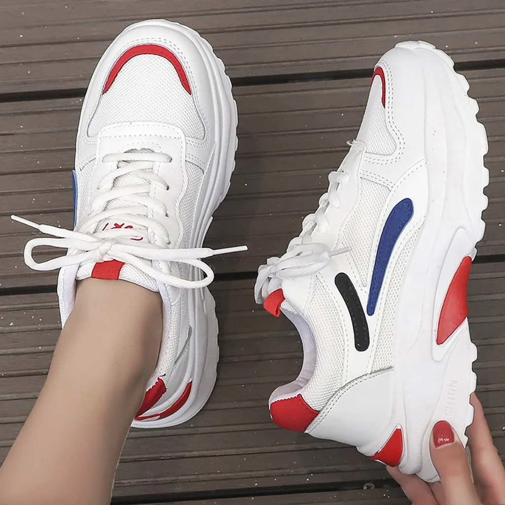Спортивная обувь для женщин женская на толстой подошве в стиле Харадзюку