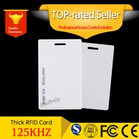 rfid em thick card 125khz clamshell contactless rfid proximity id cards em4100 thick 1 2mm safe access control keypad entry door