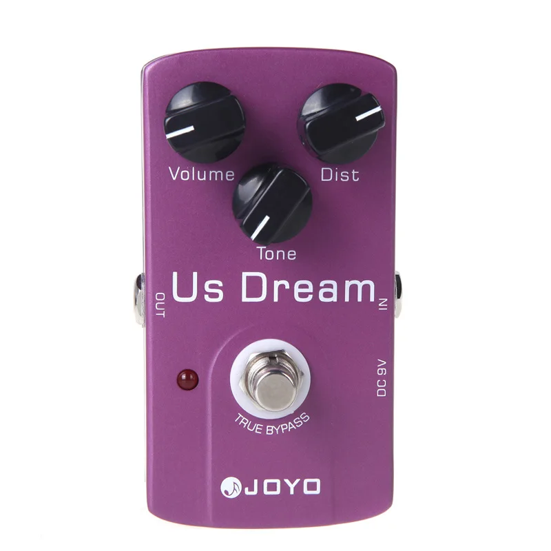 

JOYO JF-34 US Dream Electric Guitar Effect Pedal Aluminum Alloy Simulates High Gain Distortion Effects Pedals Guitar Accessories