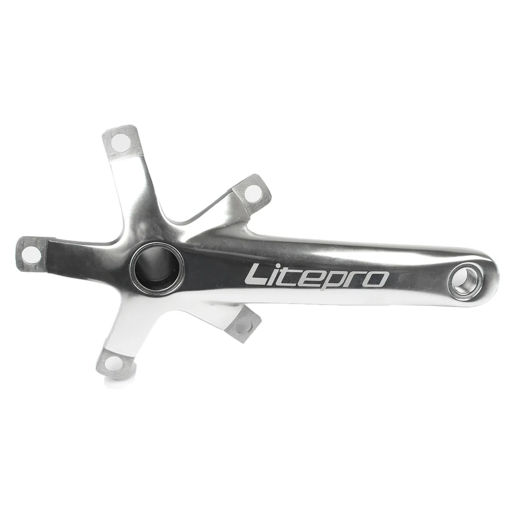 Велосипедный велосипед 170 мм кривошипный складной велосипед Fix gear Crankset велосипед кривошипный рычаг Набор BCD 130 мм 5 квадратный кривошипный набор с нижними кронштейнами
