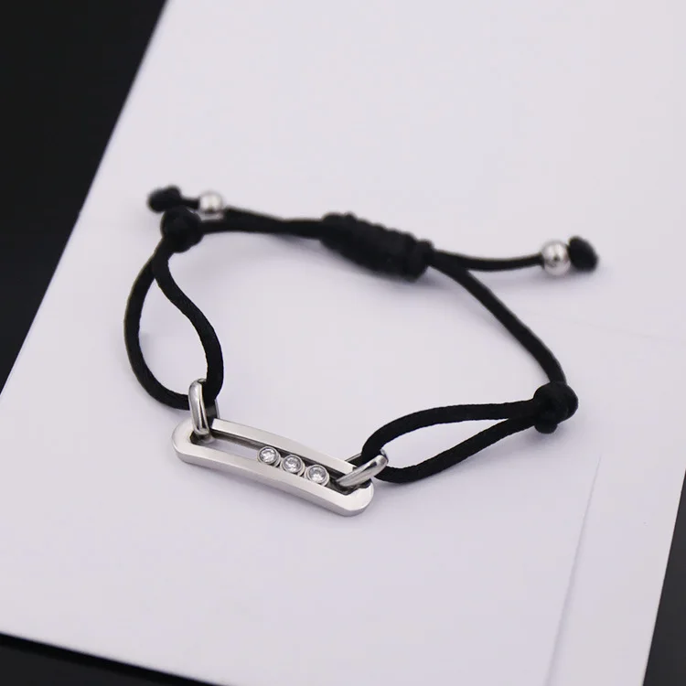 Модные ювелирные изделия браслеты из нержавеющей стали три движений критальный