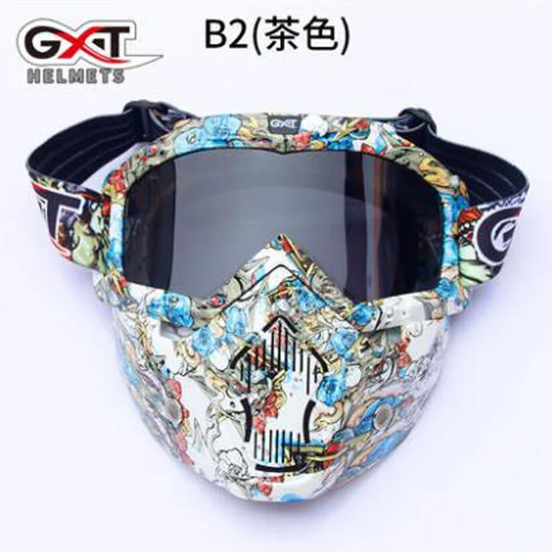 GXT беговые очки ветрозащитные песочные очки для верховой езды Ретро популярная Ветрозащитная маска для глаз мотоциклетный шлем маска очки - Цвет: 10