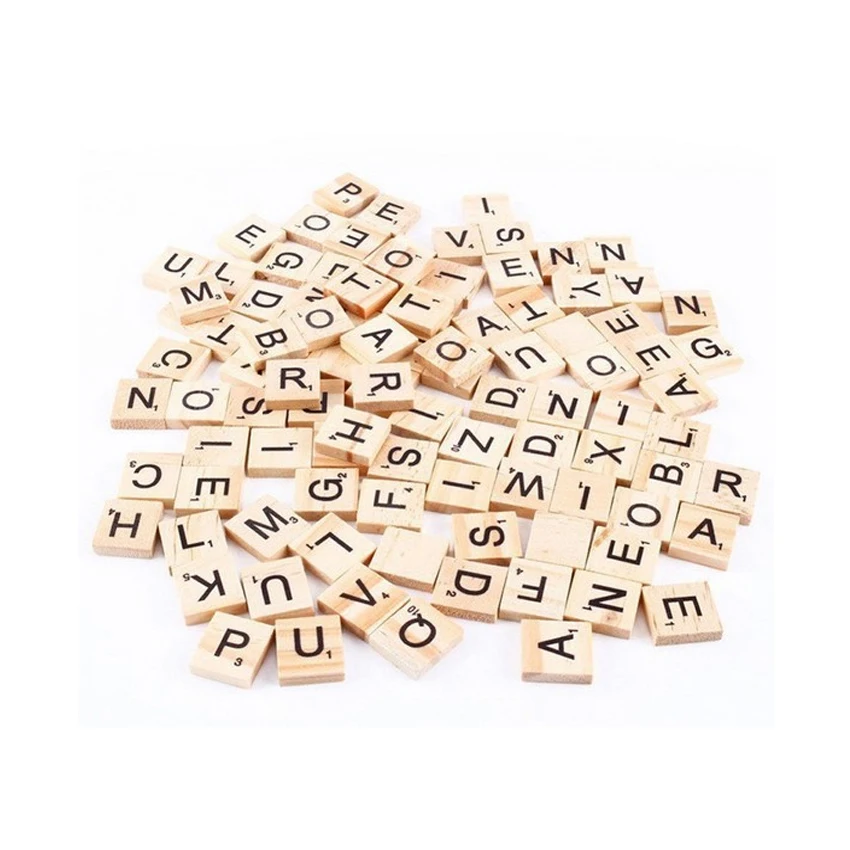 500 шт./лот пазл с английскими буквами квадрат для обучения грамотности Детское
