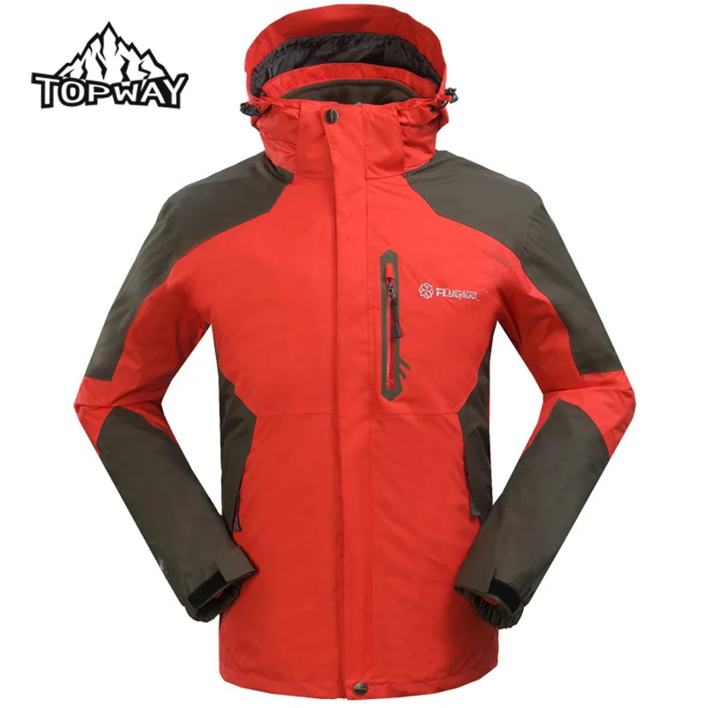 2016 Горячий Открытый Спорт Туризм Восхождение Зимняя Куртка Мужчины С Съемная