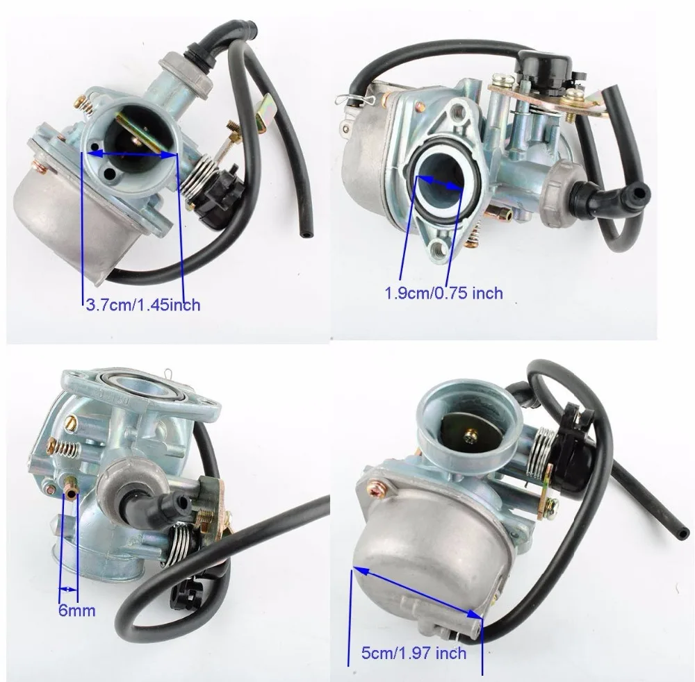 Карбюратор PZ19 Carb 50 70 90cc 110cc 125cc ATV sunl NST китайский кабельный дроссель|pz19 carb|carburetor