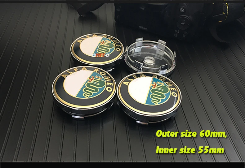 Good Quality 4pcs/20pcs/100pcs Car Styling Wheel Center Cap Rim Covers 60mm 2.36inch 6cm For Mito 147 156 159 166 GT | Автомобили и