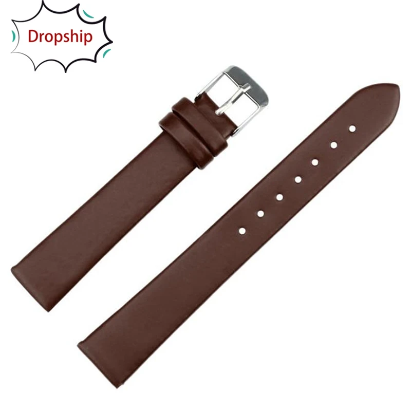 Ремешок для часов Willby 16 мм из искусственной кожи с пряжкой нержавеющей стали