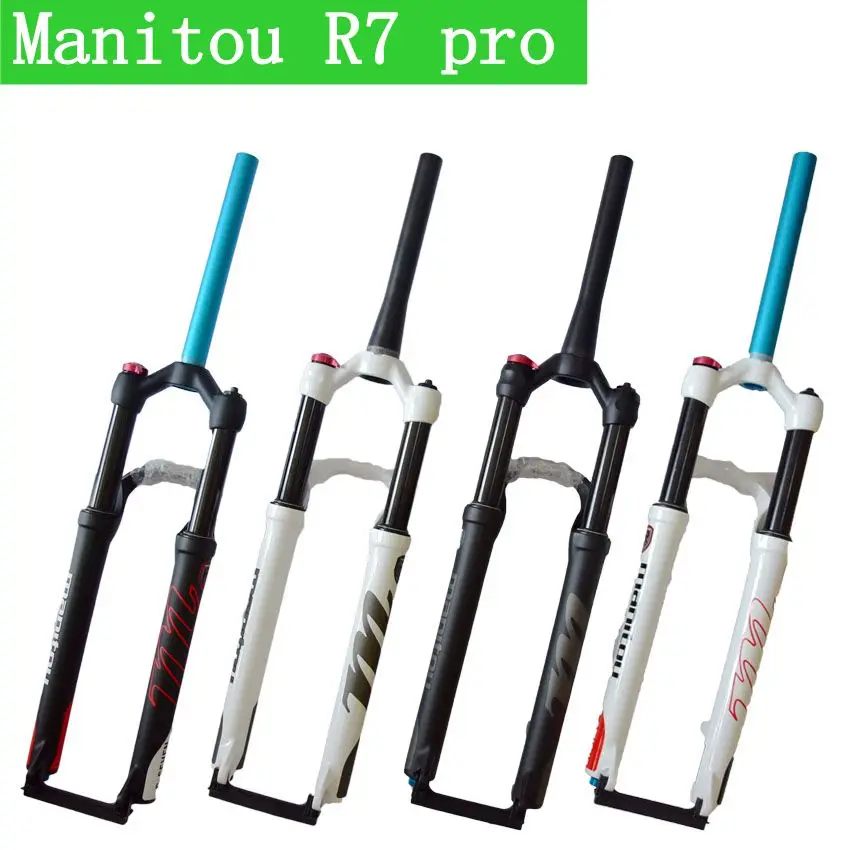 Новая Велосипедная вилка R7 Pro 26 27 5 матовая черная воздушная для горного