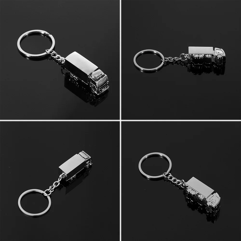 Мини металлический грузовик брелок с кольцом для ключей милый унисекс подарок