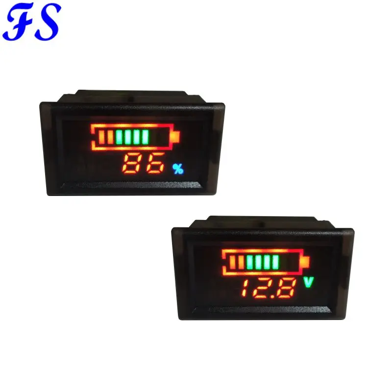 Водонепроницаемый Вольтметр постоянного тока 12 В индикатор емкости свинцово