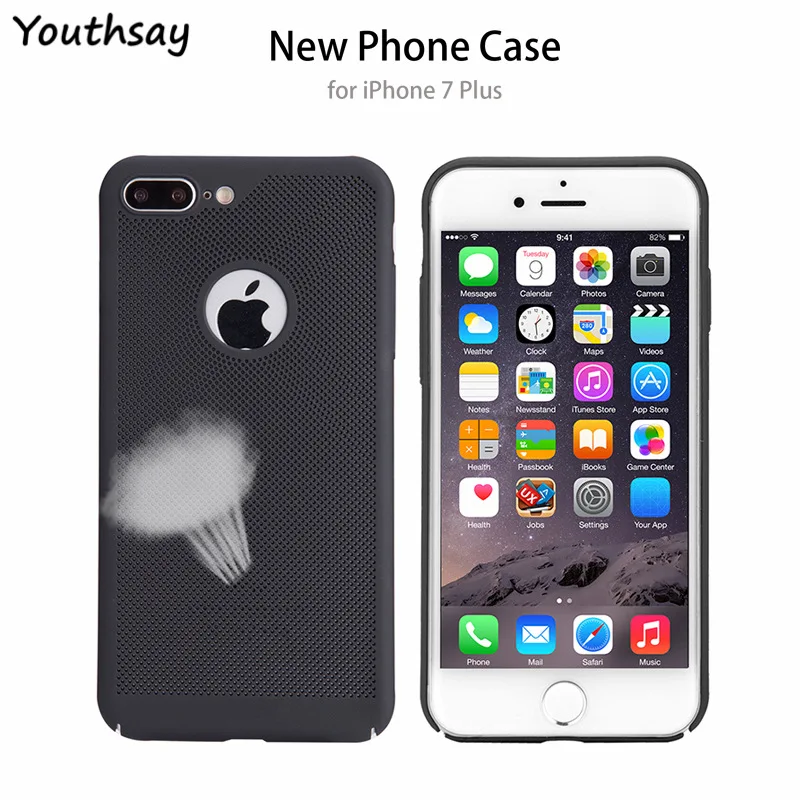 For Capa iphone 7 Plus Case Luxury Heat Dissipation Ultra-Thin Slim PC 8 Apple |