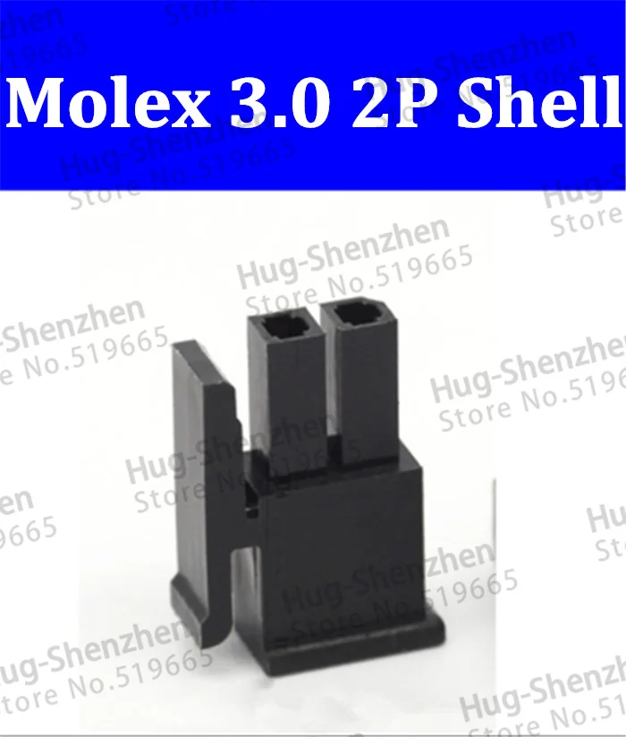 Высококачественный Штекерный разъем питания Molex 3 0 мм 2 контакта 43025-0200