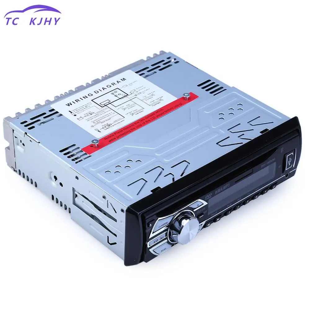 Авто In-dash 1 Din 12v стерео Fm радио Mp3 аудио плеер Поддержка Fm Usb Dvd Музыка Cd плеер Aux микрофон с пультом дистанционного управления радио