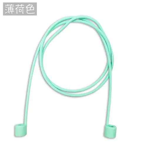 70CM sky blue Для Apple airpods ремешок, аксессуары для наушников, анти-потеря, ремешок для наушников Apple, силиконовая веревка для наушников Air Pods 1 2 - Цвет: 70CM sky blue