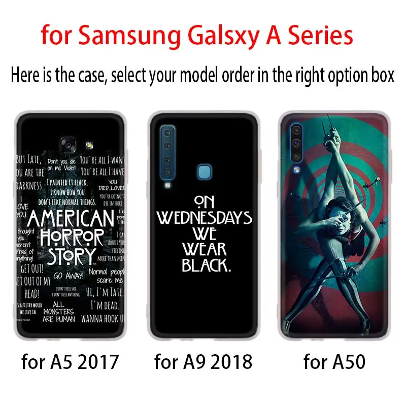 Американский страшный чехол для Samsung Galaxy A8 A6 Plus A9 A5 A3 A7 2018 2017 2016 A50 A30 A40 A70 A10 A2 CORE