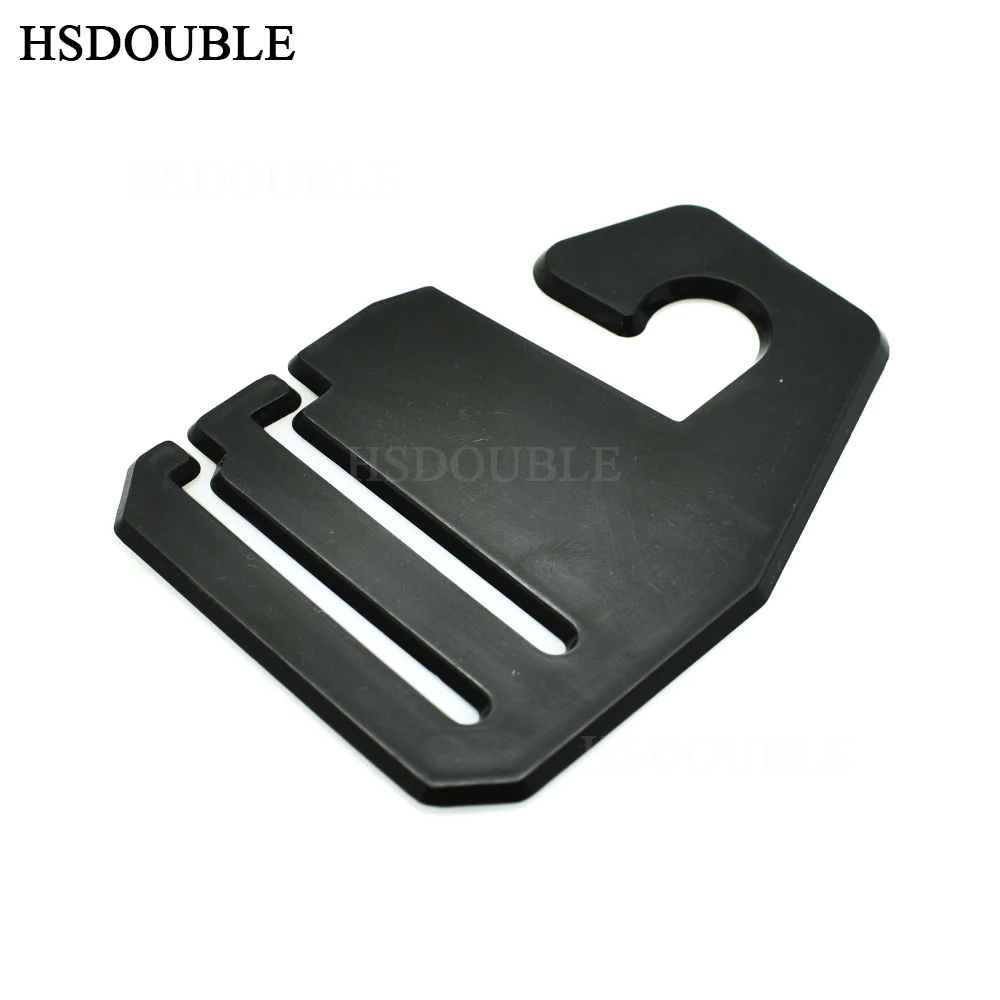 Черная пластиковая вешалка для галстука 35 мм и крючок галстуков аксессуары