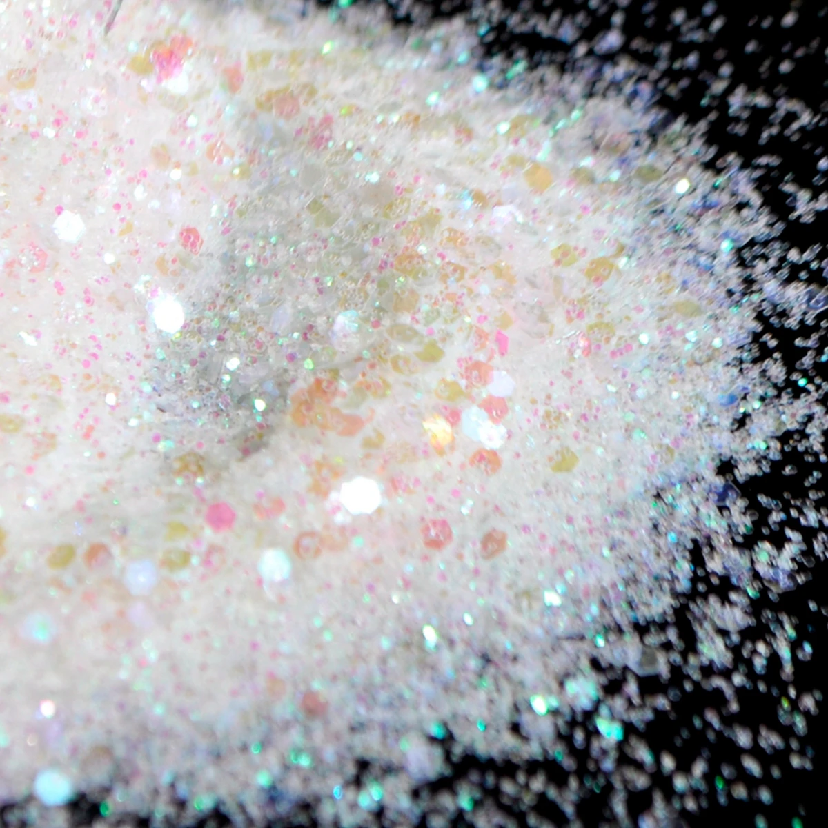 

Iridescent Rainbow Clear Pink Purple Light Nail Glitter Mix Nails Sequins Hexagon Paillette For Nail Art Decoration