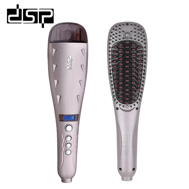 Цифровой электрический выпрямитель для волос DSP расческа ионный паровой утюг
