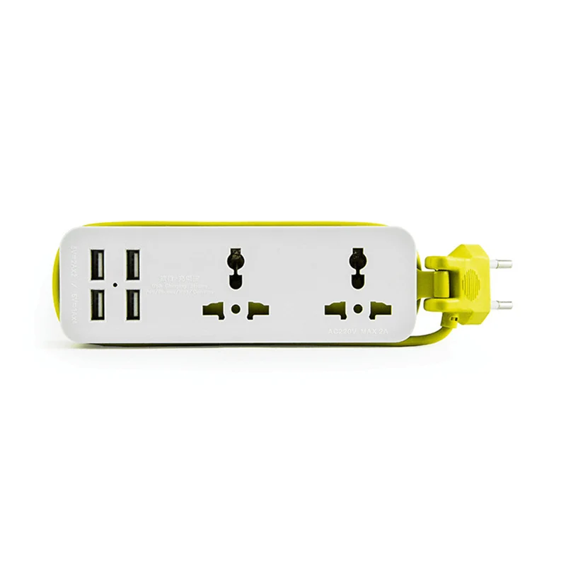 Дорожный сетевой фильтр с 4 портами USB устройство для защиты от перенапряжения