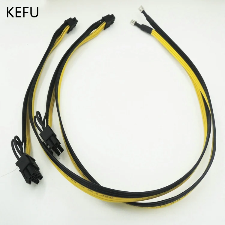 5 шт./лот новый двойной 2 * PCI E 6PIN DIY Кабель питания серии 18AWG шнур для DELL2950 1950 2850 PE|6pin