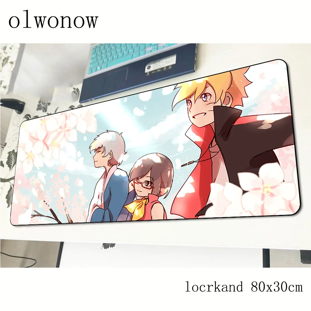 Коврик для мыши BORUTO 80x30 см профессиональный игровой коврик домашний компьютерный