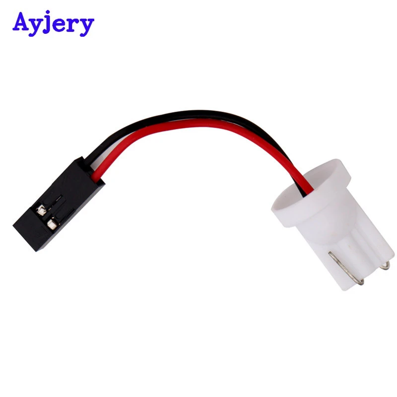 AYJERY 2000X T10 Ba9s T4w Festoon разъем провода кабели для всех автомобилей свет Led панель