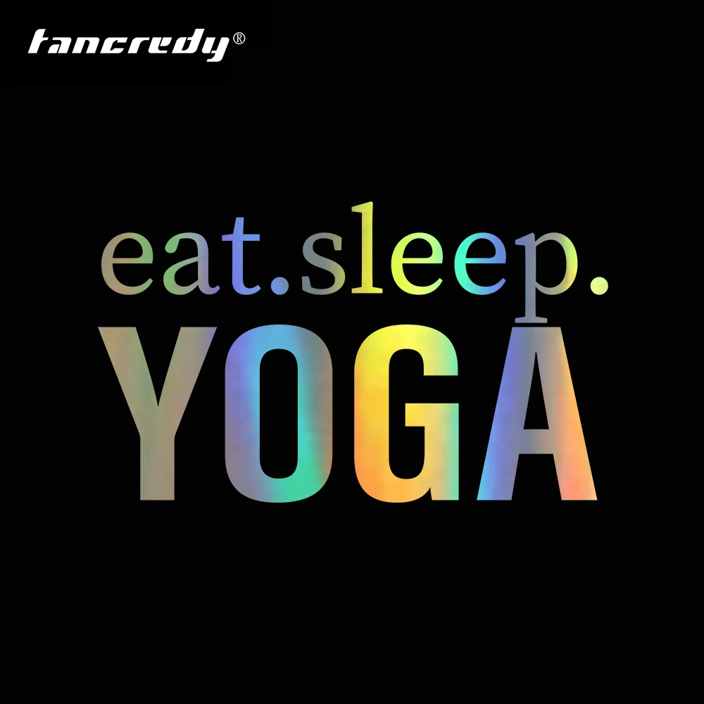 Стайлинг автомобиля съедобный сон Йога творческие слова Наклейка Виниловые