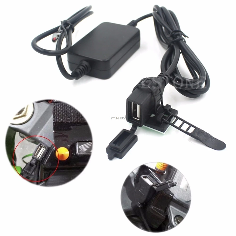 Автомобильный Стайлинг USB Powerport 12 в 2 1 а двойное зарядное устройство для