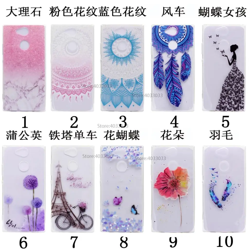 Fitted TPU Case for Sony Xperia XA2 H3113 H3123 Soft Silicone Phone H3133 H4113 H4133 case Cover |