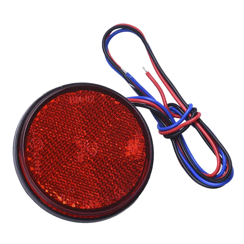 Красный желтый белый 24 SMD Автомобильные круглые задние фонари для ATV светодиодные
