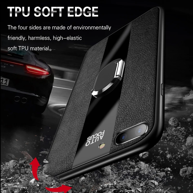 Wholesale Car Magnetic ring holder Phone Case For OPPO R15 R9 R9S R11 R11S R15X R17 Pro A57 A59 A83 A5 A7 A79 Leather case |