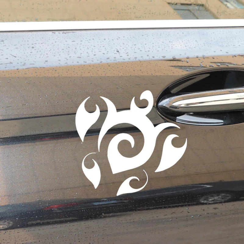

YJZT 15.8CM*14.9CM Tortoise Creative Screw Car Door Car Sticker Vinyl Decal Decor Black/Silver C4-1285