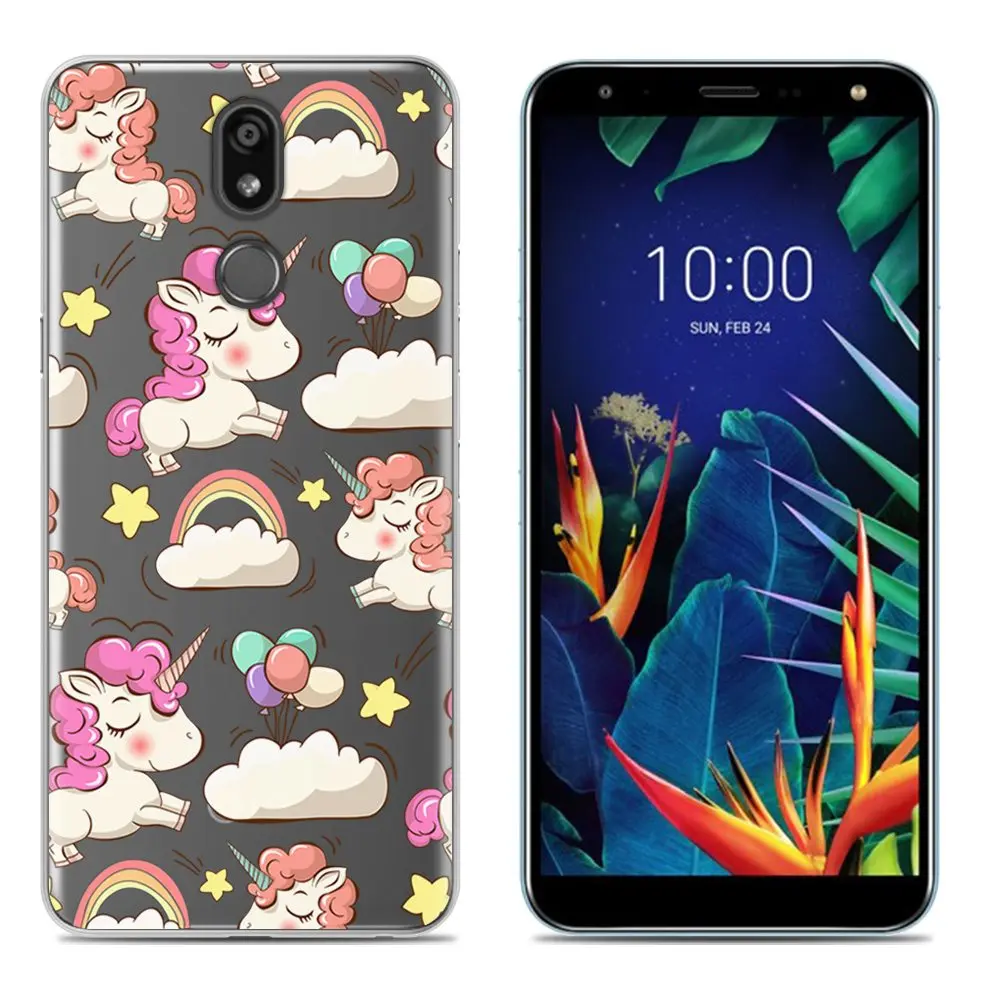 4 LG K40/K12 Plus 5,7-дюймовый Мягкий чехол для телефона с красочным рисунком модный дизайн ТПУ силиконовый чехол для задней панели телефона - Цвет: 4