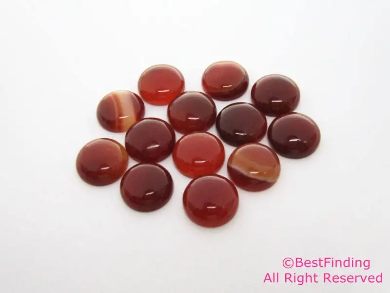 

Round natural stone flat backs Agate cabochon 6mm 8mm 10mm 12mm