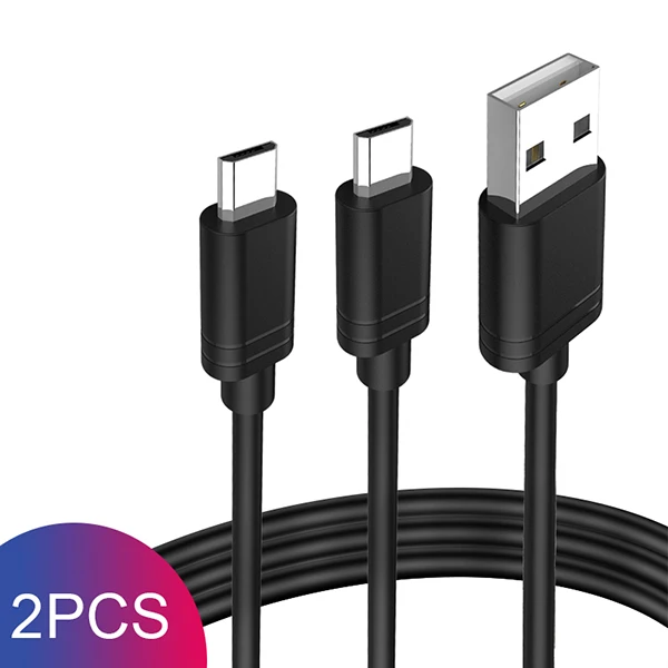 Черный ACCEZZ 2 шт микро USB кабель для передачи данных для samsung Galaxy S7S6 Edge huawei Xiaomi 4 Redmi Note 5 Pro нейлоновый провод для быстрой зарядки - Цвет: Черный