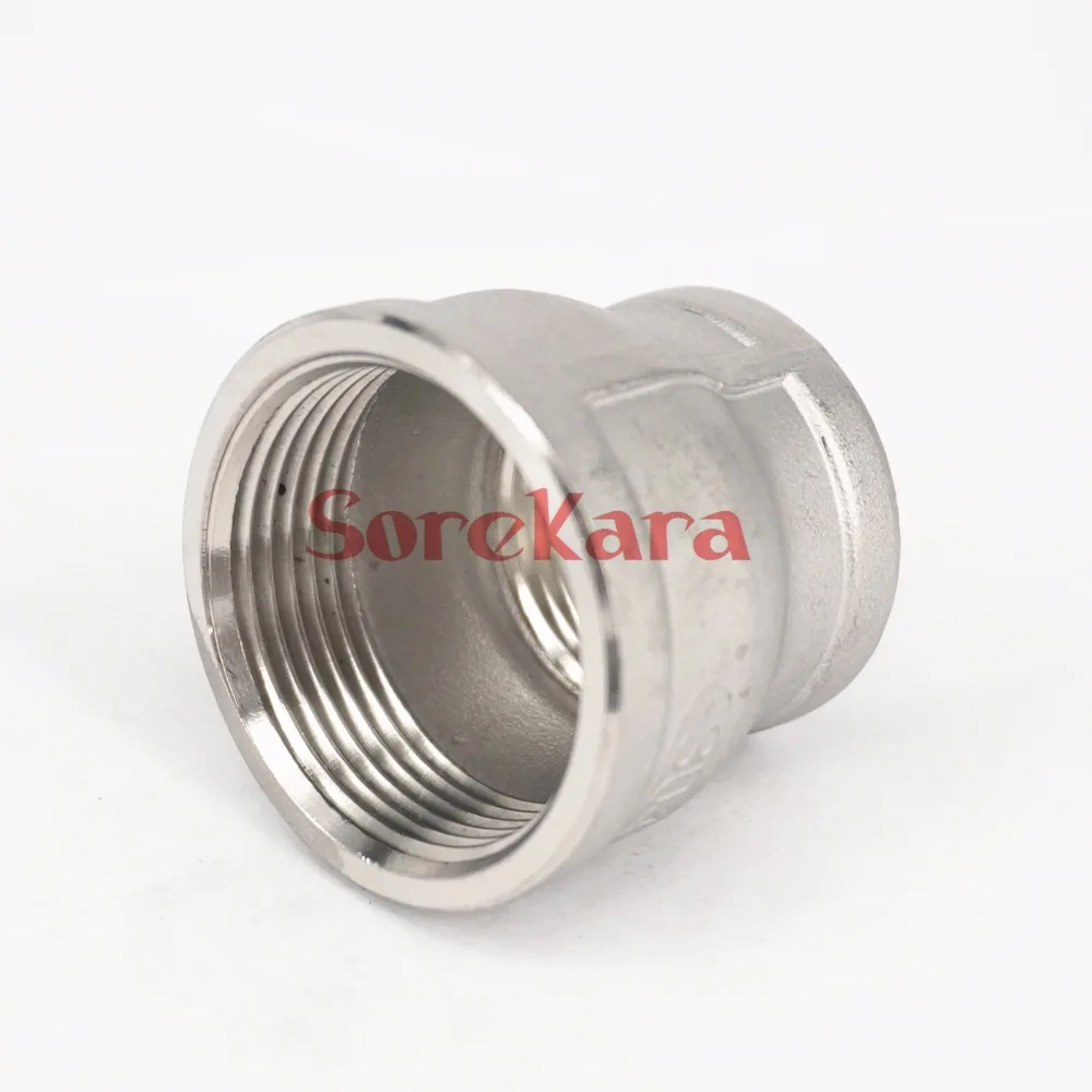 1/2 &quotBSP Женский до 3/8&quot BSP Редуктор резьбы 304 фитинги из нержавеющей стали