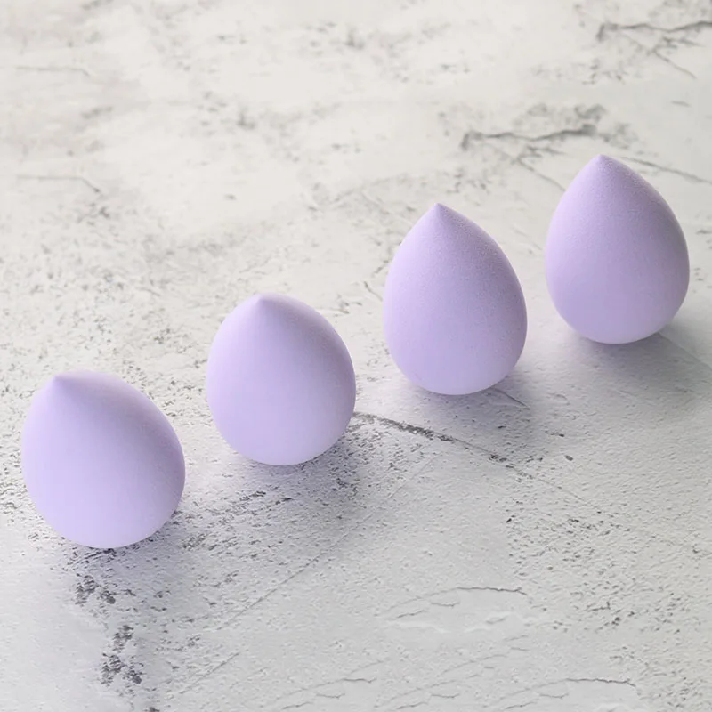 4pcs puff Стиль 40*60 мм спонж для нанесения основы под макияж косметический спонж вода косметический блендер смешивающая пудра гладкая губка YA325 - Цвет: 4pcs puff
