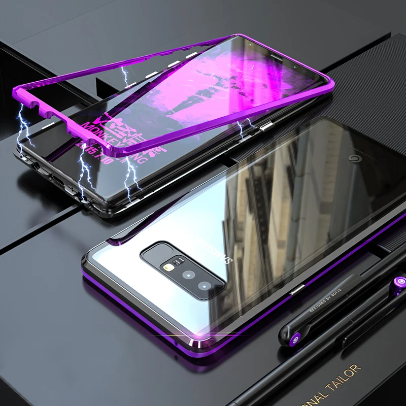 Роскошный 360 полный защитный чехол для телефона Samsung Galaxy Note 9 8 противоударный