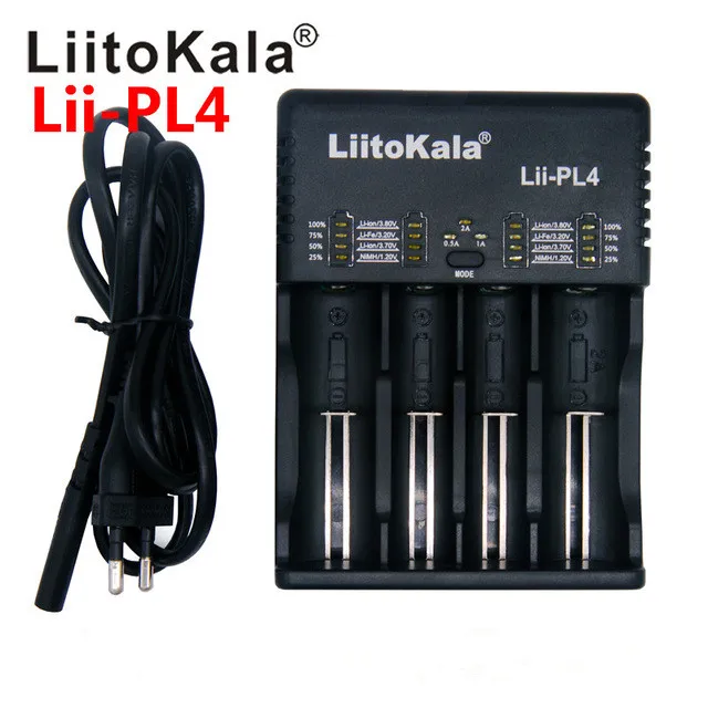 Умное зарядное устройство для NiMH аккумуляторов NOVA lii PL4 LiitoKala 1 2 V 3 7 85 A / AAA 18650 18350 26650